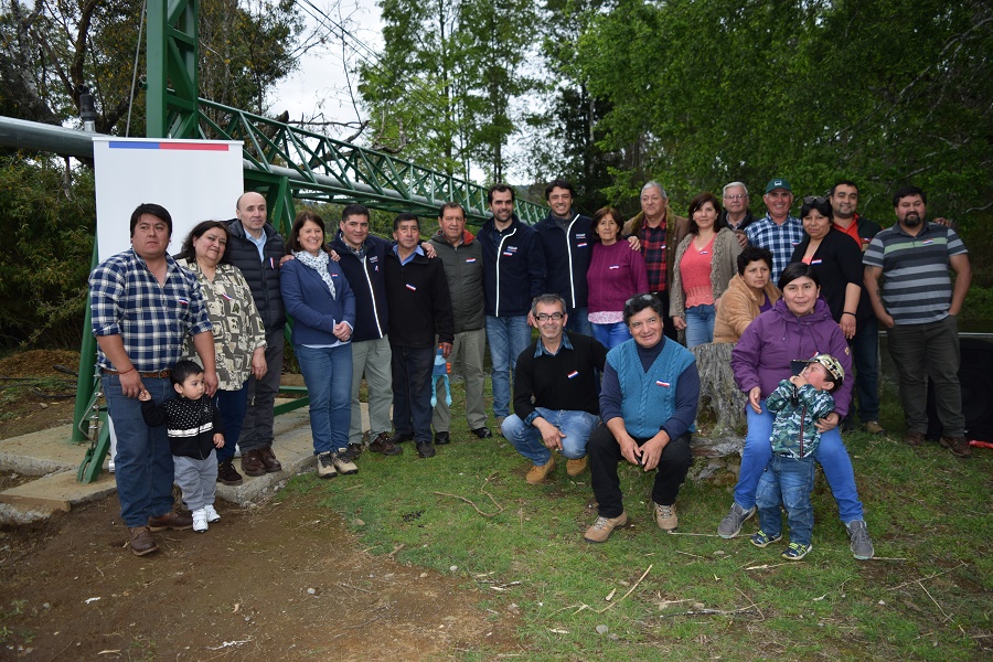 Comunidad mapuche de Lanco inaugura proyecto asociativo que asegura riego a 40 hectáreas
