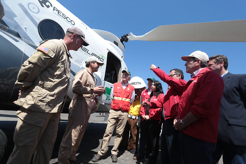 Presentan súper Helicóptero Chinook y nueva campaña de prevención de incendios